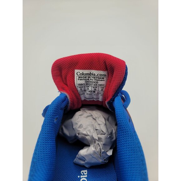 Columbia Trailstorm Elevate Women's Trail Shoes Size 8 WIDE  SUPER BLUE CACTUS P - Picture 6 of 9